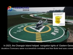 110V 240VAC एलईडी हेलीपोर्ट एयरपोर्ट बीकन लाइट टचडाउन और लिफ्ट ऑफ एरिया