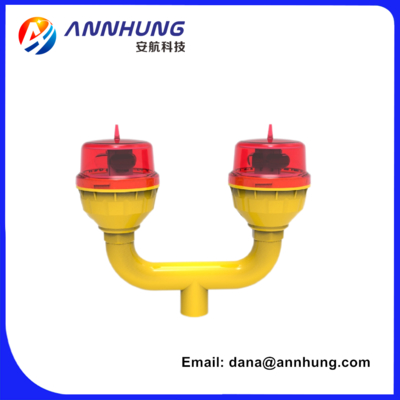 ANNHUNG AH-LI-B2 LED L810 डबल एविएशन लाइट 32.5cd 360° आउटपुट
