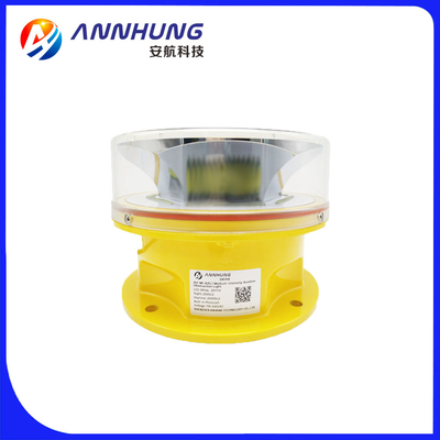 LED Aviation Obstruction Light with 360 Horizontal Output 3 Vertical Divergence and >100,000 LED Life for High-Rise Buildings