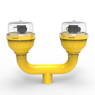 ICAO अनुरूप IP66 वाटरप्रूफ LED एविएशन ऑब्स्ट्रक्शन लाइट, 100000 घंटे का जीवनकाल